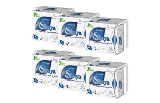 Set aniónových nočných vložiek Shuya Health 6 ks Set aniónových nočných vložiek Shuya Health 6 ks